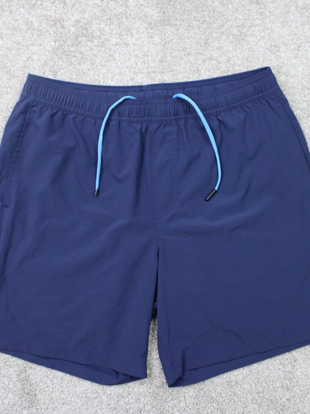 Chubbies Classic Swim Trunks Mens Large Blue 7" Mesh Lined Hybrid Stretch Shorts